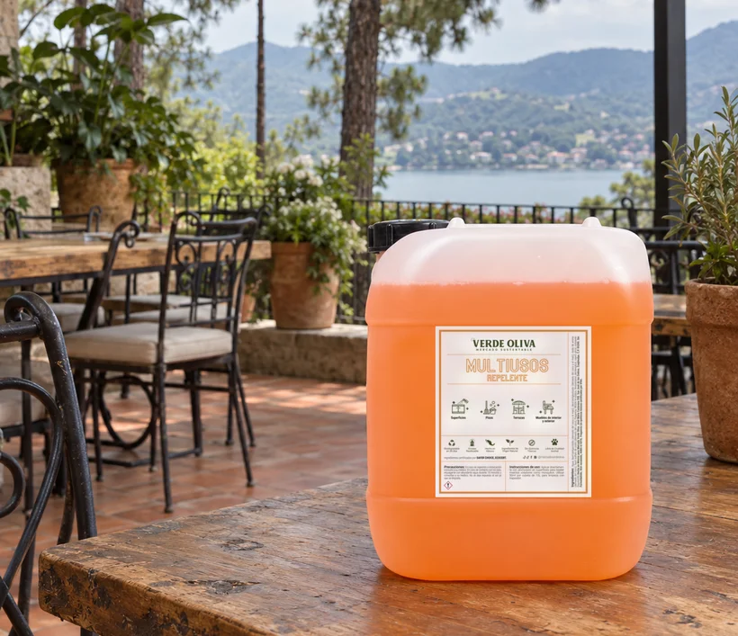 Garrafón de Multiusos con Repelente Verde Oliva